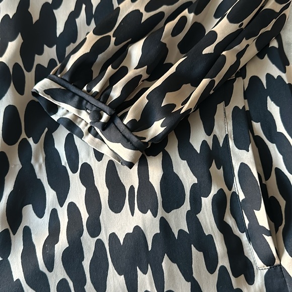 LOFT | Tunic Shift Dress | Leopard Print | Size 12 - Picture 11 of 14